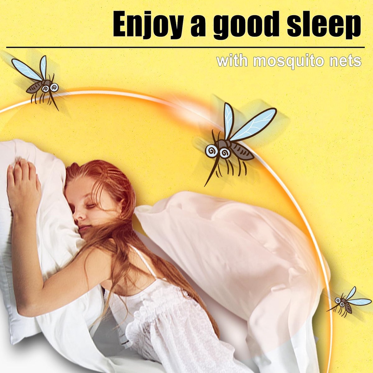 ultralight foldable mosquito net - pop-up mosquito net - travel tent - portable camping tent - family mosquito net - folding bed mosquito net - 200 x 80 x 56 cm - Image 3