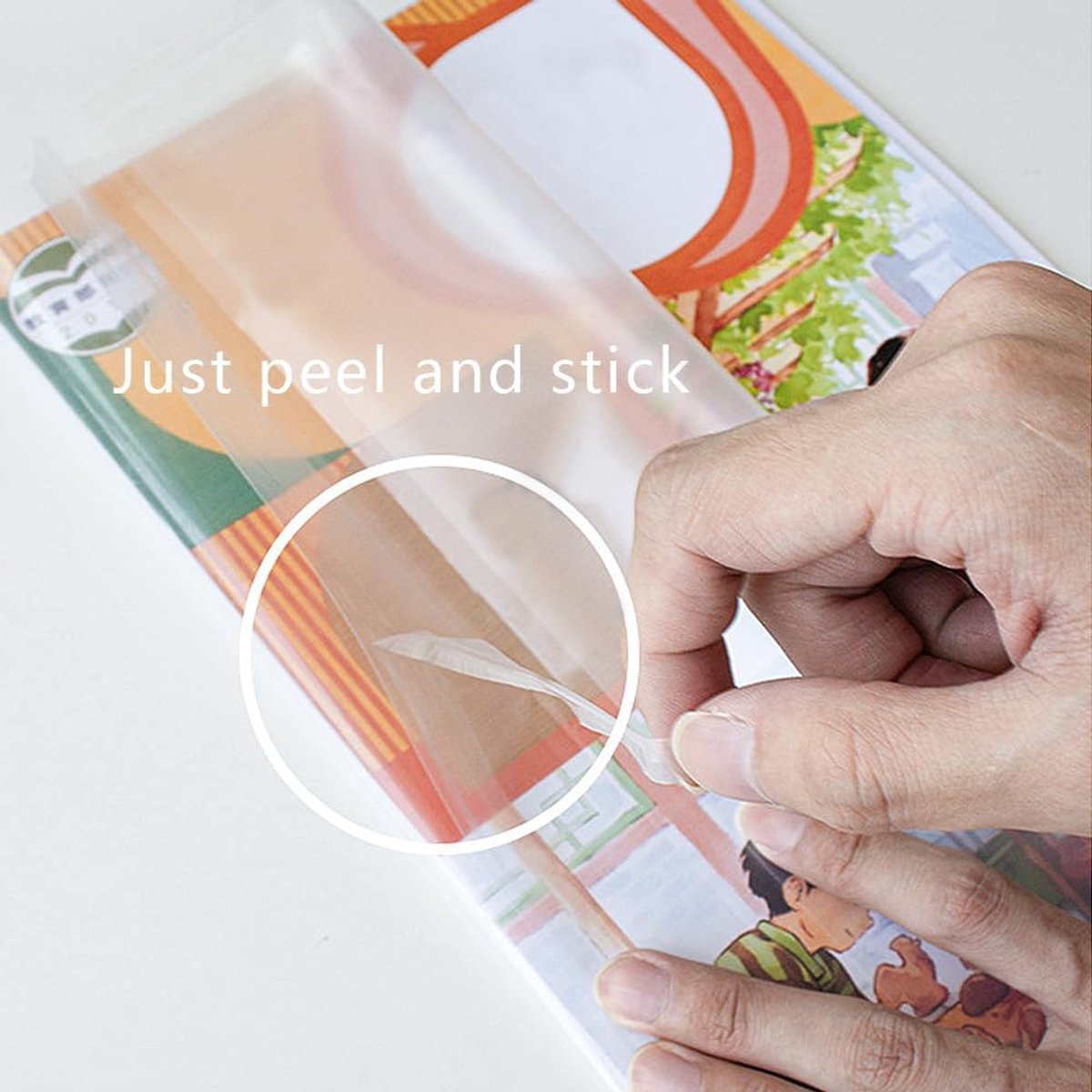 Book Sleeve - 10 pieces transparent A4 notebook cover - book cover - Book Sleeve - A4 book cover - Book Sleeve - Insert folders - paper book protector - transparent notebook cover - transparent notebook cover - Transparent - Image 3
