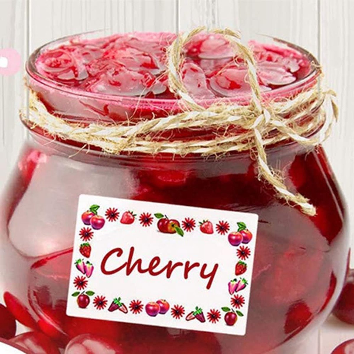 250 pieces - 5*3 cm - Label - sticker - Jam labels for jars - food freezer labels - self-adhesive jam jar labels - decorative removable sticky jam jars - labels - for kitchen food, bottles, jam, containers - Image 6