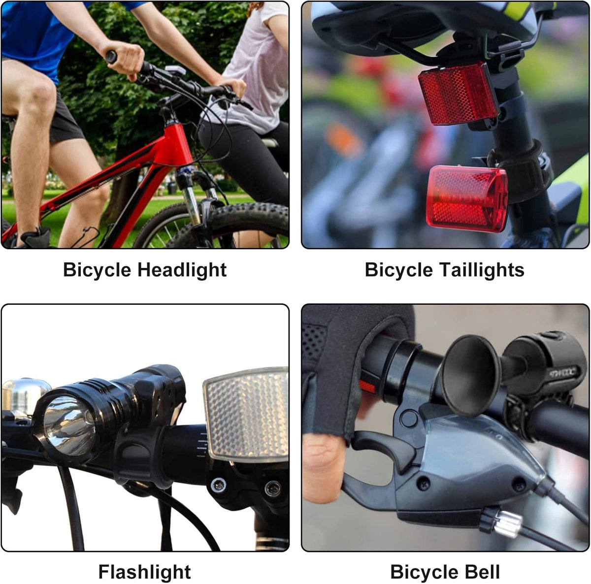10 pieces - bicycle rubber bands - bicycle light holder - bicycle light strap - silicone strap - bicycle accessories - for bicycle headlights and taillights - for flashlight, mobile phones, speaker holder, handlebar sets - 7*2.5*3.8 cm - black - Image 6