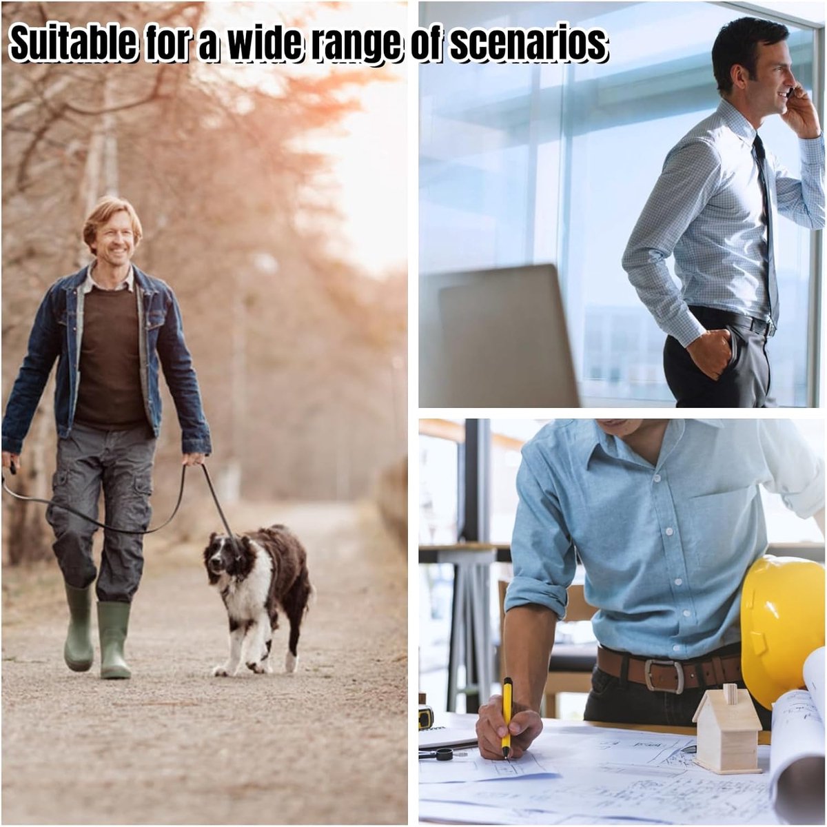 1 piece - 16.3*1.8*8.3 cm - Phone Bag - Phone Holster Bag - Waist Bag - Phone Holder for Belt Clip - Vertical Clip Holster - Men's Belt Phone Holder - Belt Clip - for 6.2-6.5 inch mobile phones - black - Image 5