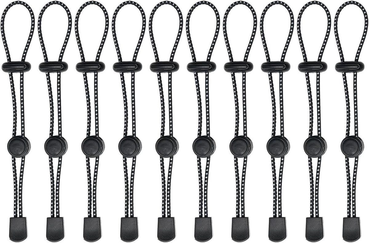 Backpack - trekking pole holders - straps - elastic cord - hiking cord - pole attachment buckle - adjustable trekking poles - for camping, hiking, mountaineering, tactical bag accessories - 10 pieces - Image 3