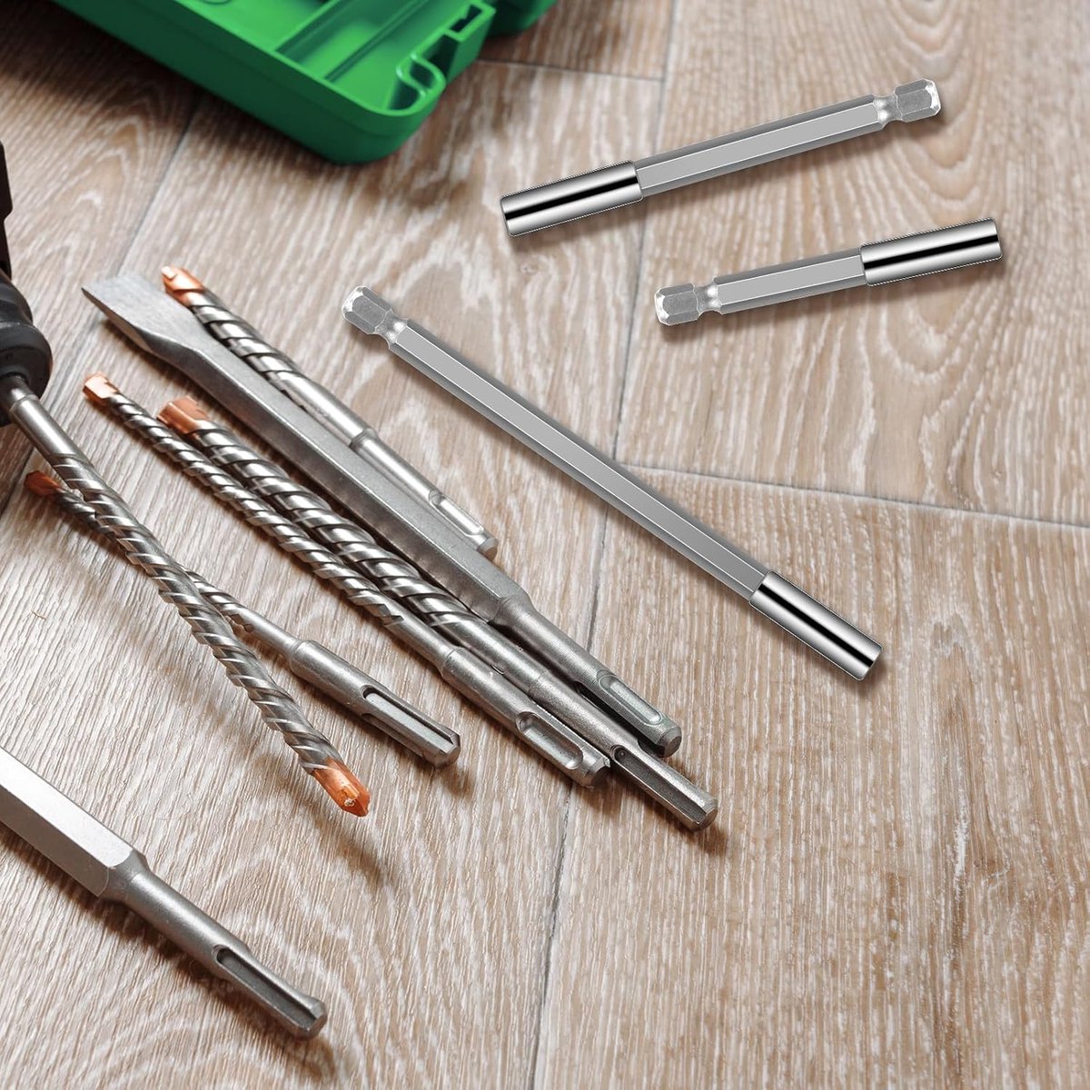 pieces - magnetic drill extension holder - magnetic bit holder set - hexagonal shank - magnetic drill chuck - quick-change bit set for electric drill and screwdriver - for car maintenance, DIY and repairs - 60/100/150 mm - Image 6
