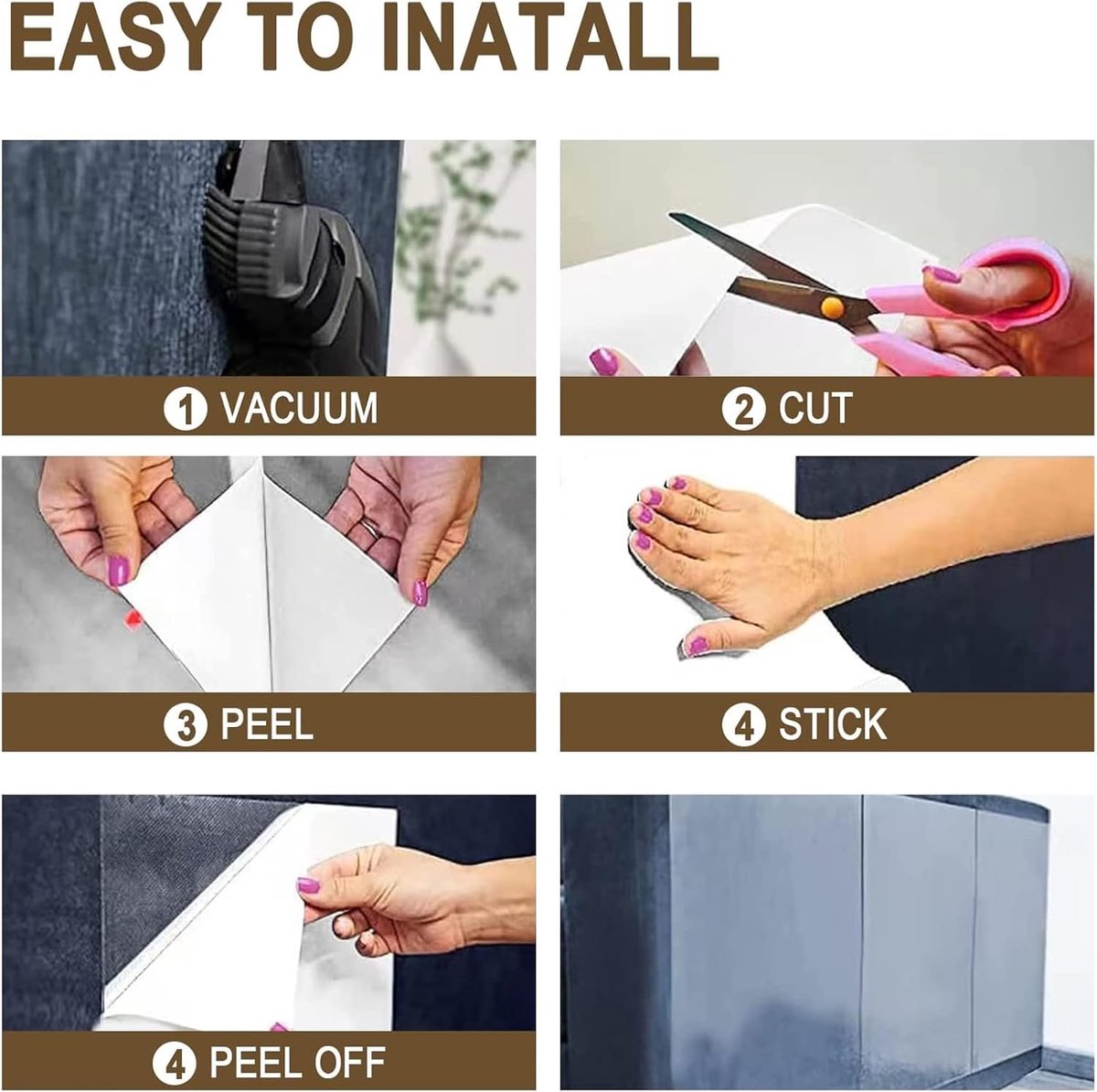 Anti-Scratch Sheets for Cat and Dog - 6 Piece Sticker Scratch Protectors - 45 x 30cm - Cat Scratch Protector - Anti Scratch - Cat Sofa Protector - Scratch Protectors for Furniture Sofa Table Door - Scratching Post - Transparent - Image 3