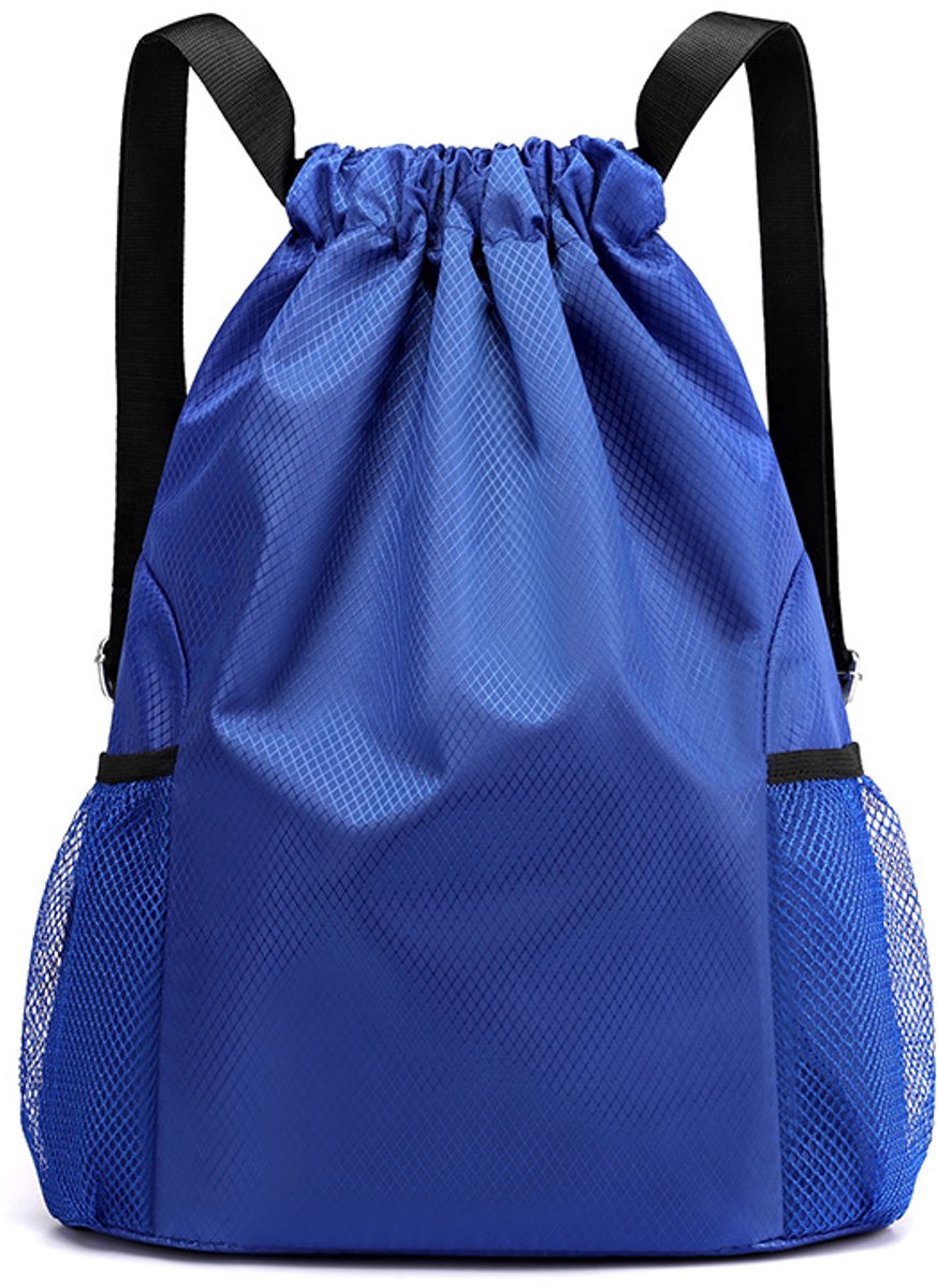 47*38*18cm - Drawstring bag - Drawstring backpack - large unisex sports backpack - with drawstring - gym bag - with two side pockets - backpack - sports bag - waterproof Oxford fabric backpack - waterproof travel bag - for beach, school, travel, outdoor s - Image 1