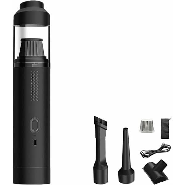 Cordless Car Vacuum Cleaner 4-in-1 High Power 19000Pa Handheld Portable Black Mini Vacuum - Image 1