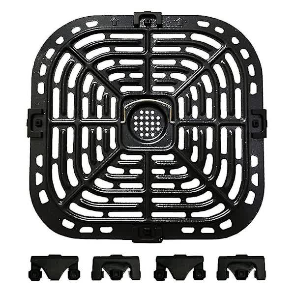 Air Fryer Grill Plate Replacement for Instant Vortex 6qt Compatible with Grill Plate with 4 Rubber Pads - Image 1