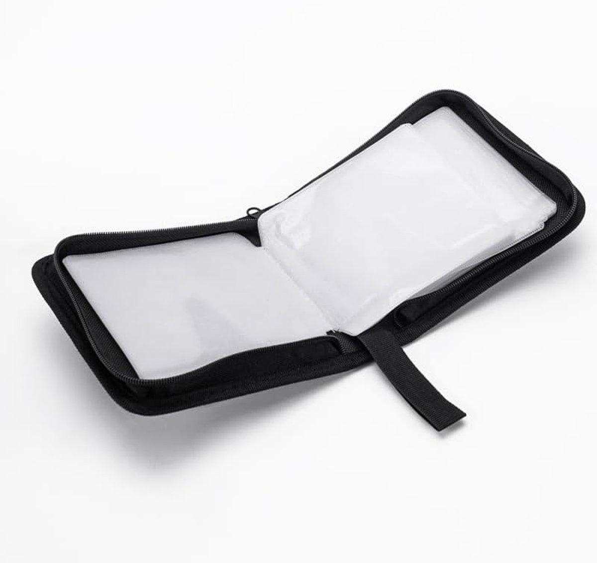 CD/DVD Storage Case - CD Bag - Oxford Cloth - With Zipper - CD Case Storage Folder - DVD Case Case - CD (Rom)/DVD Storage Case - CD/DVD Case Folder - CD/DVD Storage System - Suitable for 40 CDs or DVDs - 16*15.5*4.8cm - Blue - Image 4