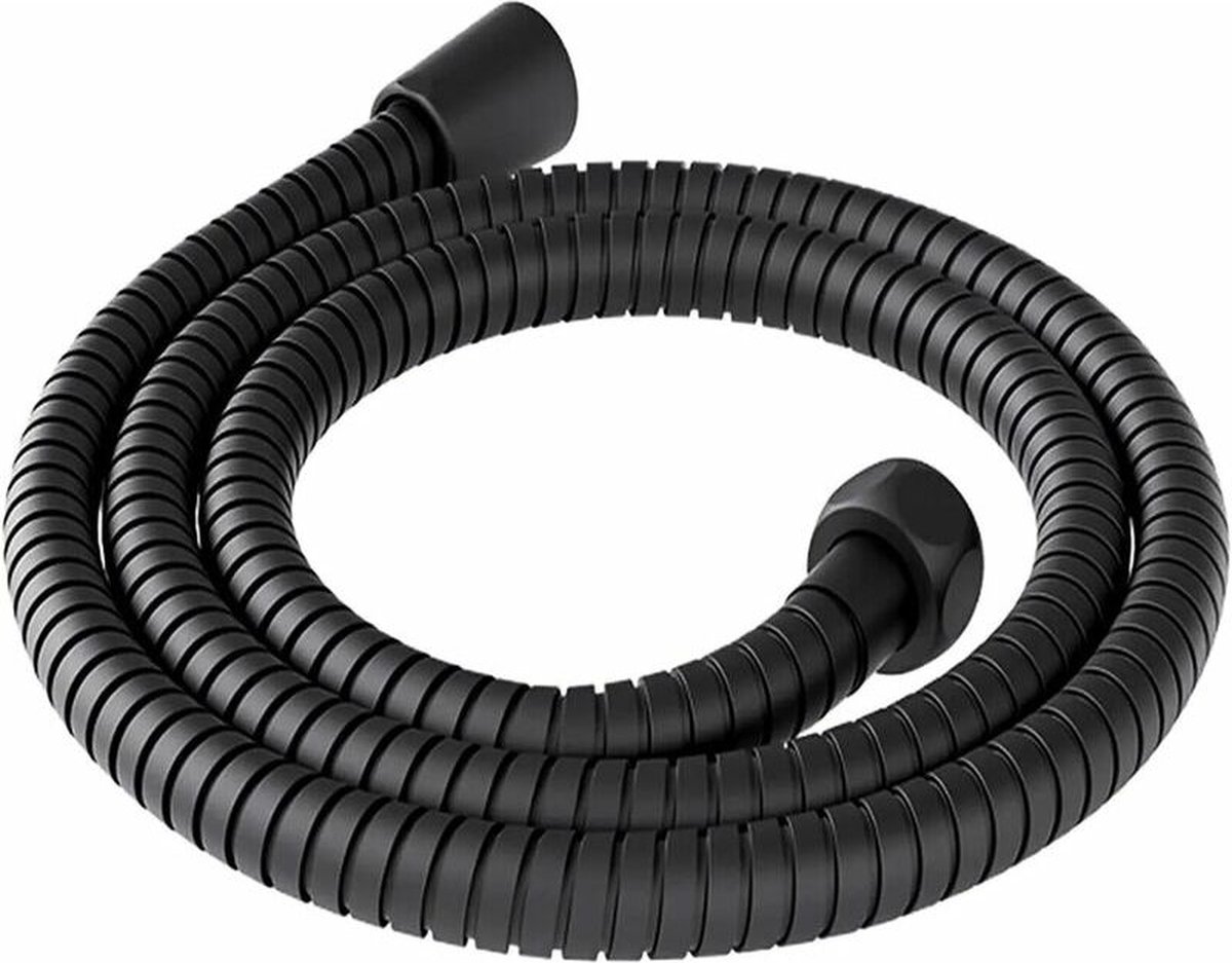Shower hose - Shower hose - 200 cm - Anti-kink - black - Stainless steel - steel & copper - Bathroom Accessories - Water hose Shower - Home accessories - shower hoses - Flexible - Universal G1/2