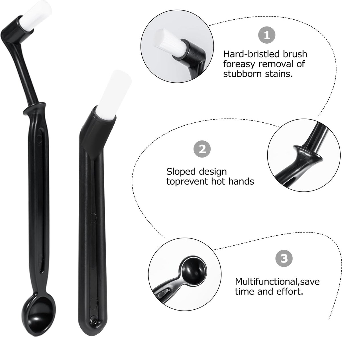 Coffee machine cleaning brush - 15 pieces - barista accessories - cleaning brush set - Cleaning brush for coffee machine - Cleaning brush for coffee spout and milk hose coffee machine - cleaning brush espresso machine - Image 3