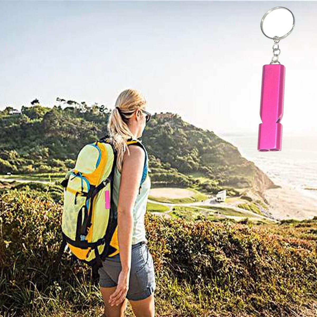 Emergency Whistle - 5 Pieces - Metal Whistle - Alarm Whistle - 120dB - Outdoor Equipment - Dog Whistle - Survival Whistle - Kids Rescue Signaling - Image 2