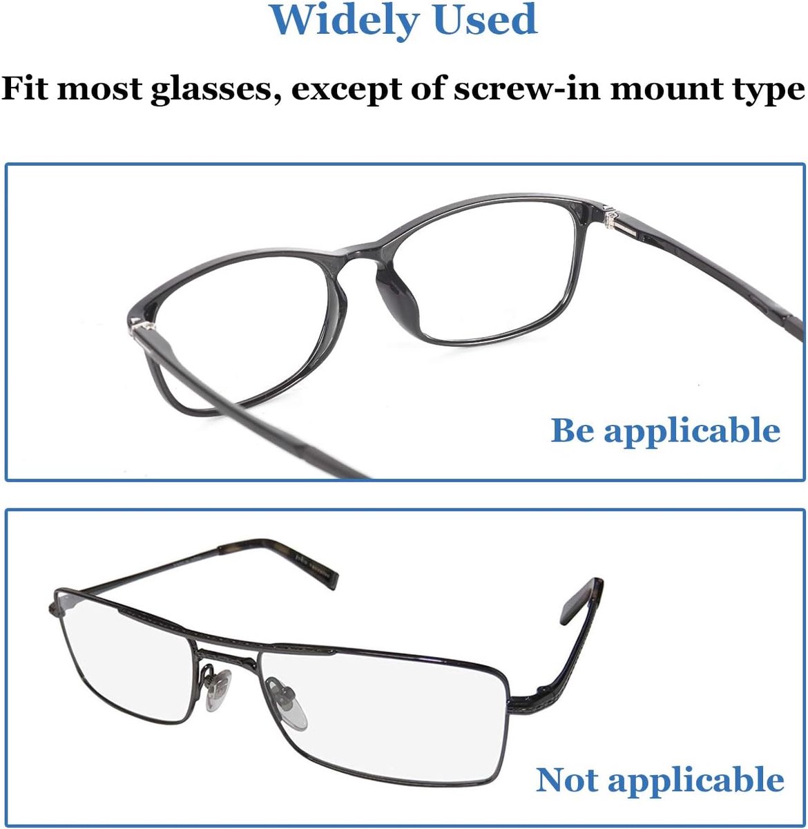 Nose Pads for Glasses - 20 Pairs - Nose Pads for Glasses with Air Chamber - Glasses Cushions - Silicone - Transparent - Anti-slip - Self-adhesive - Suitable for sunglasses, reading glasses, sports glasses - Image 5