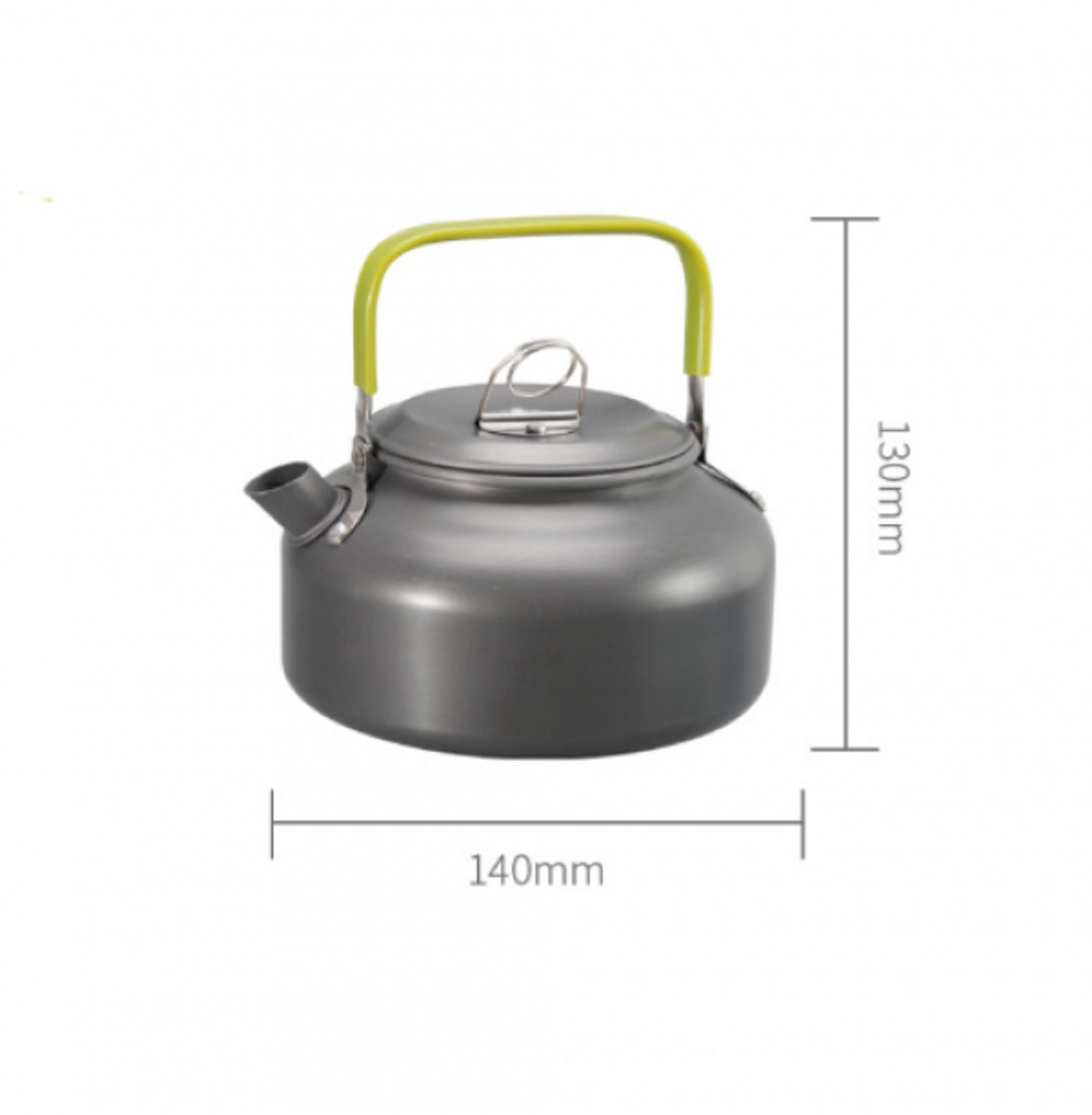 3 pieces - Cooking set - Camping Cooking set - Cookware - Camping Pan Set - Camping Cookware Kit - Kitchenware set - saucepan, pan, teapot - for 2-3 persons - for Outdoor Picnic Camping Hiking - Foldable - aluminum - Image 4