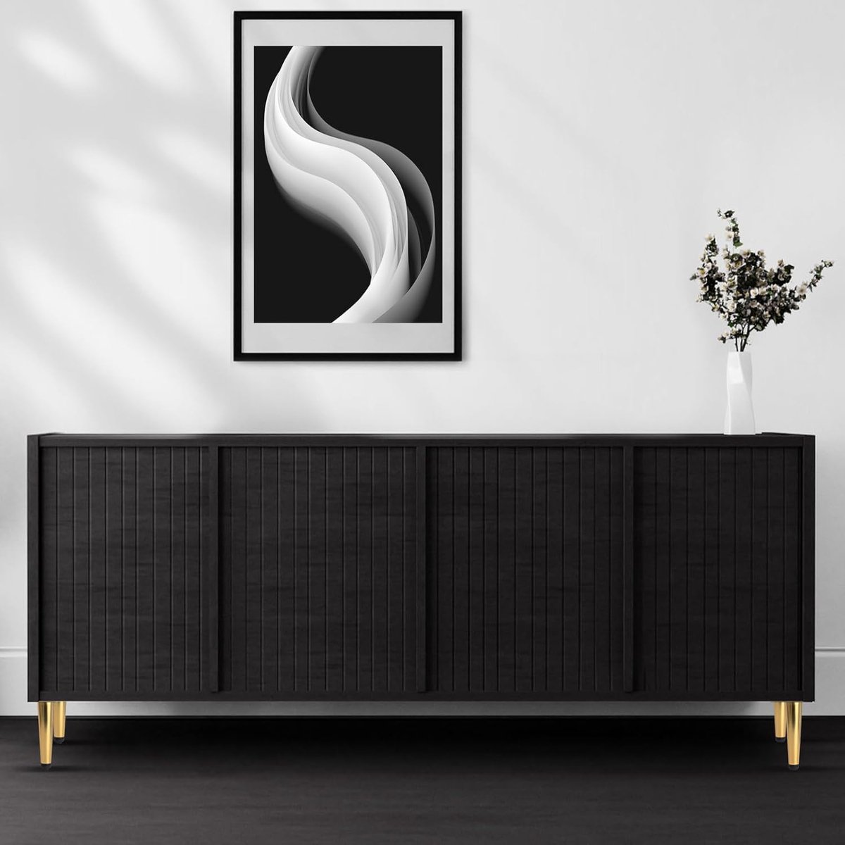 Furniture legs - 4 pieces - 15 cm - Table legs - Furniture leg - Sofa leg - Furniture legs - Cabinet legs - Furniture leg fittings - Gold - Metal - For cabinet, sofa and table - Image 2