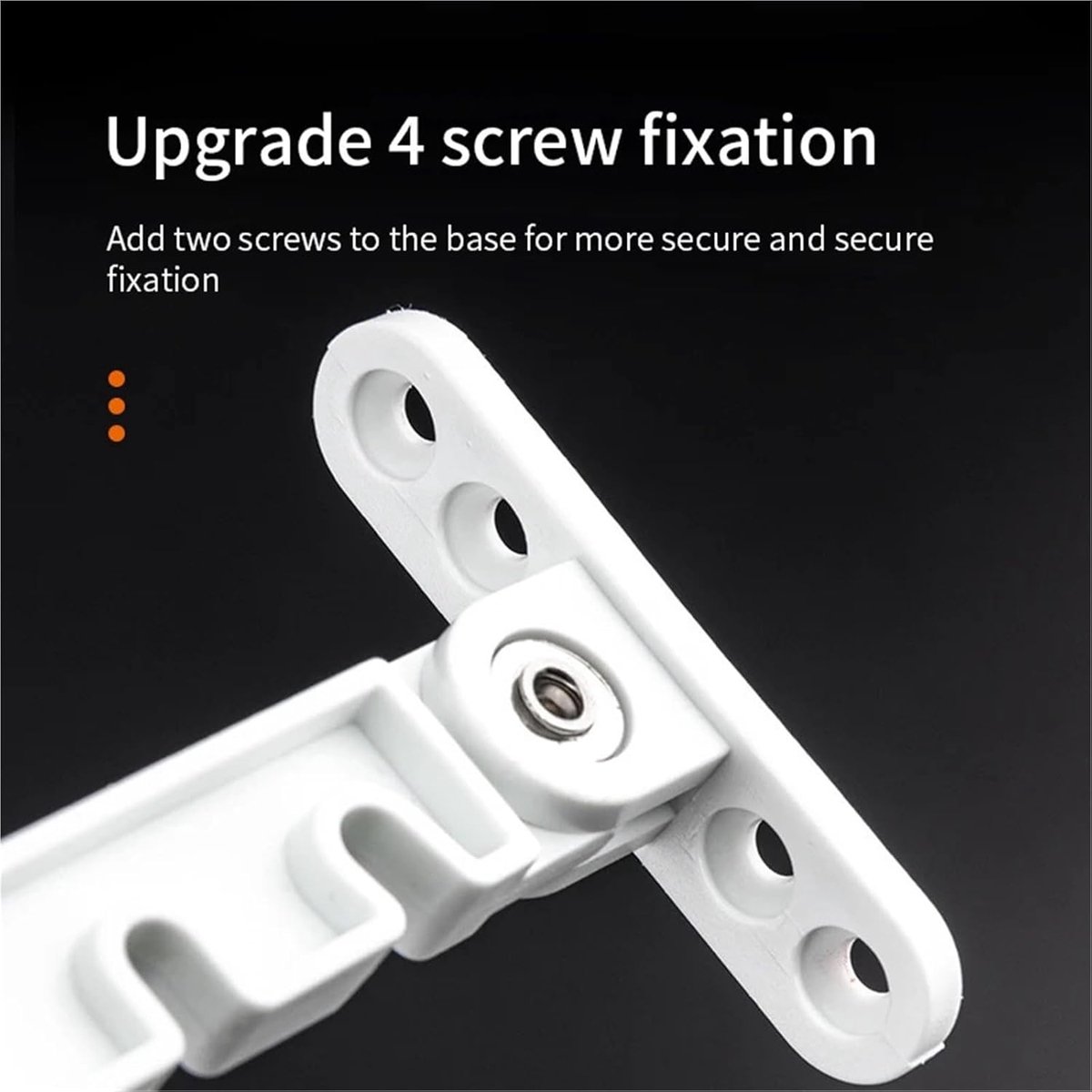 2 pieces - window holder - window limiter white - Window stays - Windows - Window fittings - Window holder & door holder - wind hook - Plastic and metal - 10.6×1.4cm - adjustable - Anti-burglary - window security - for inward-opening windows - Image 2