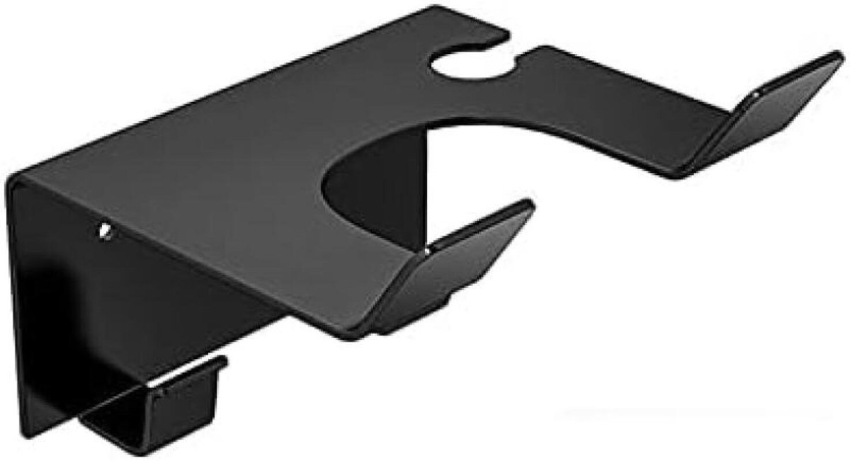 Hairdryer holder - Hairdryer holder - Hairdryer holder - Hairdryer wall bracket - Universal - wall bracket - black - 11.5*9.5*5.5cm - metal - wall bracket - Bathroom accessories - Image 1