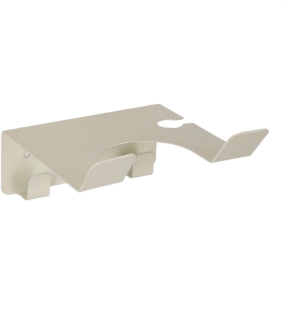 Hairdryer holder - Hairdryer holder - Hairdryer holder - Hairdryer wall bracket - Universal - wall bracket - 11.5*9.5*5.5cm - metal - wall bracket - Bathroom accessories - White - Image 1