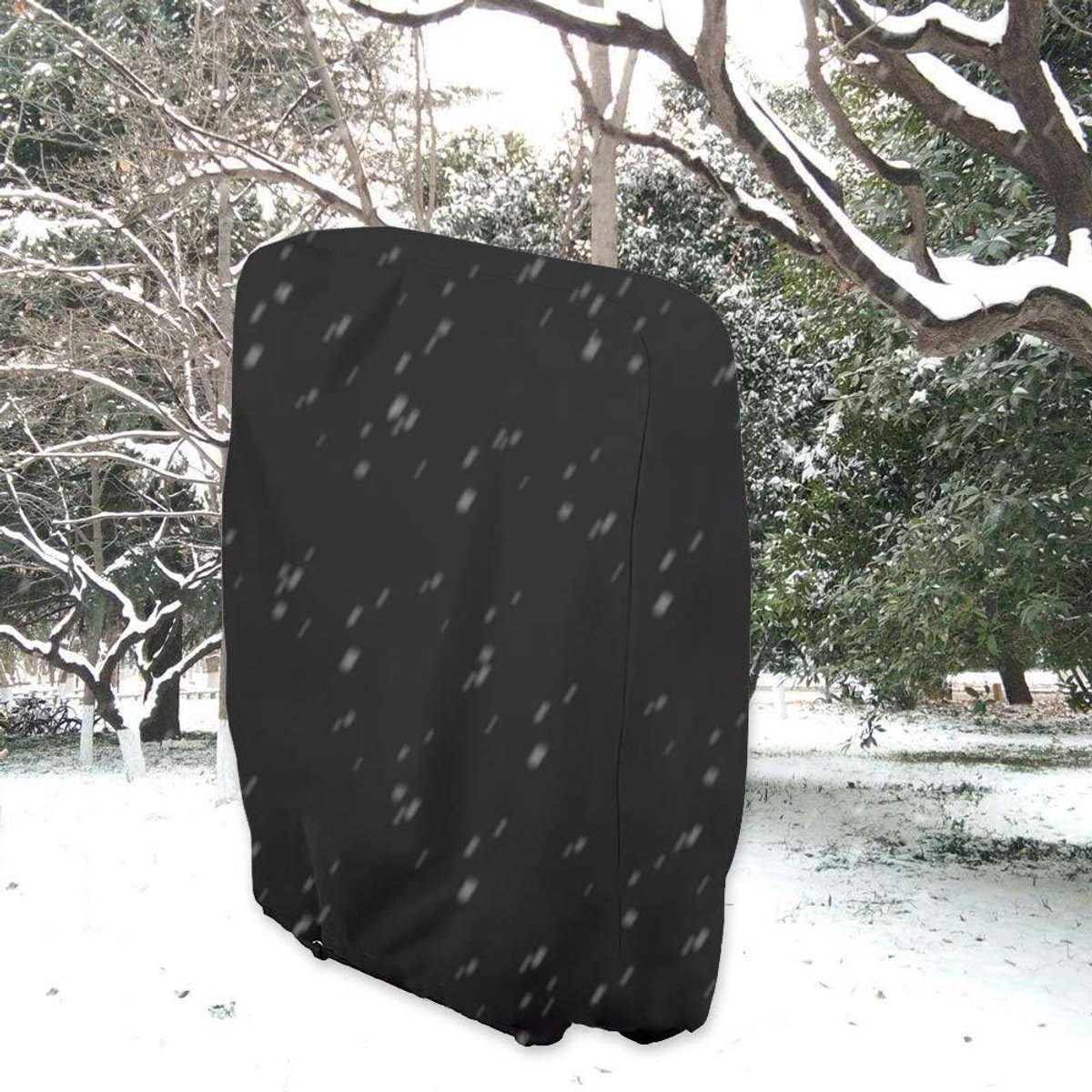 20/34*71*110cm - Garden chair covers - Foldable lounge chair cover - 210D Oxford fabric garden chair covers - Dust cover for chair - Dust cover - Garden accessories - Foldable lounger cover - with storage bag - black - Image 4