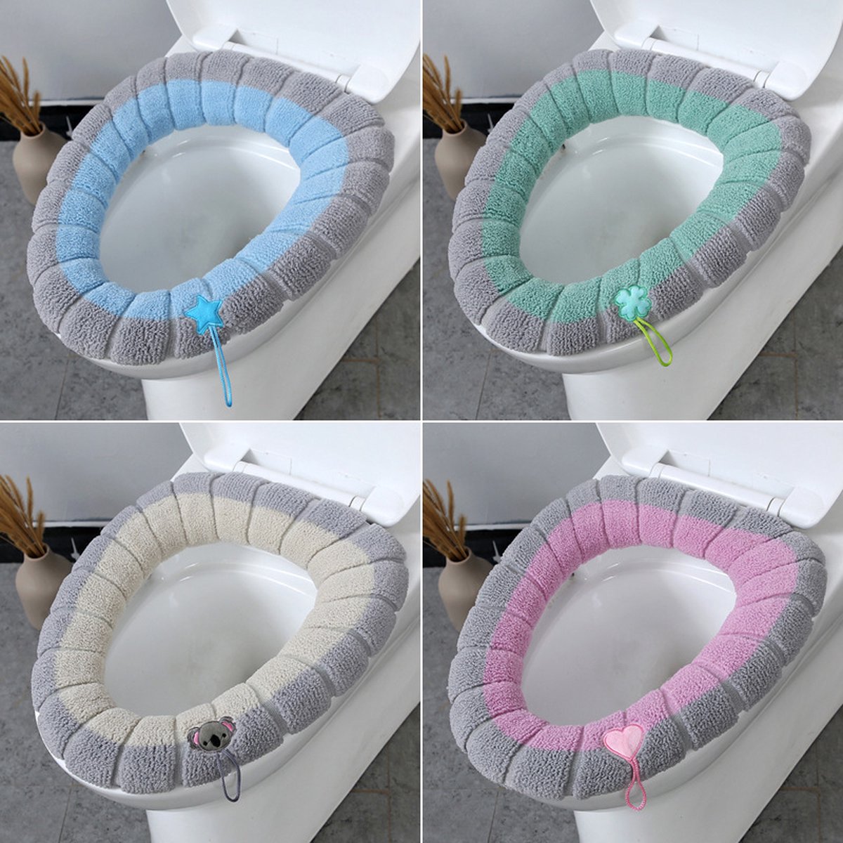 Universal Toilet Seat Cover - Toilet Seat Cover - 4X Toilet Seat Cover - Durable Toilet Seat - Toilet Seat Cover - Warm Toilet Cover - Seat Cover - Toilet Seat - Image 1