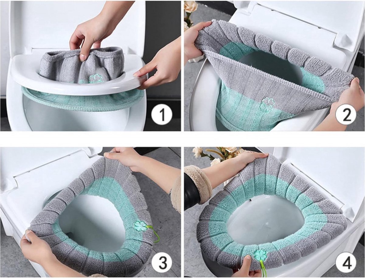Universal Toilet Seat Cover - Toilet Seat Cover - 4X Toilet Seat Cover - Durable Toilet Seat - Toilet Seat Cover - Warm Toilet Cover - Seat Cover - Toilet Seat - Image 2
