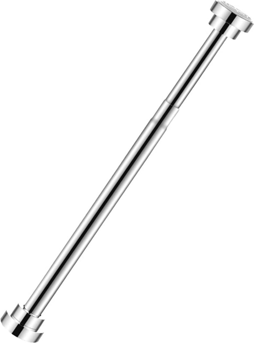 Clothes rail - Clothes rack - Wardrobe rack - Clothes rail - 50cm - Stainless steel - silver - Adjustable - Extendable - without drilling - for 55-85 cm Wardrobe - Image 1