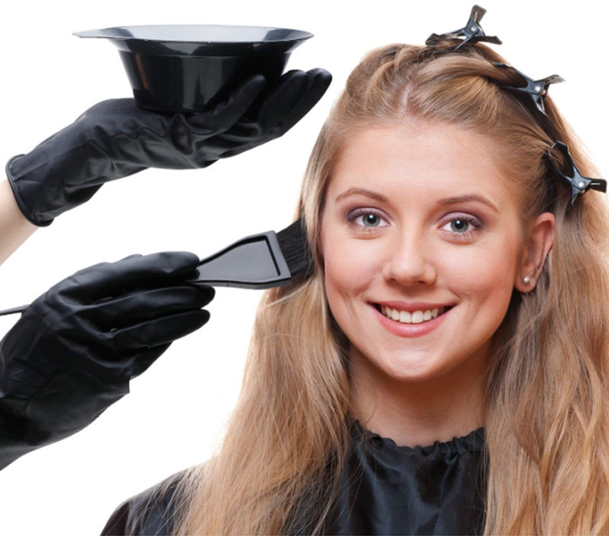 Hair Dye Set - 20-Piece - Paint Brush - Hair Dye Brushes - Brush + Tray + Gloves - Hair Dye Supplies - Hair Dye Starter Kit - Hairdressing Products - Hairdressing Accessories - Image 2