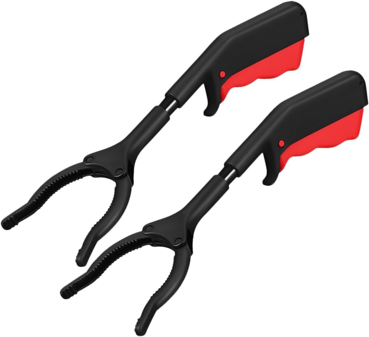 Litter Grabber - Litter Reachers - Pickers - Litter Grabber - Litter Grabber - Litter Grabbers - Litter Picker - Grab Aid - Gripper Extender - Litter Grabber - Black and Red - Plastic and Iron - 30cm - Not Scalable - Image 1