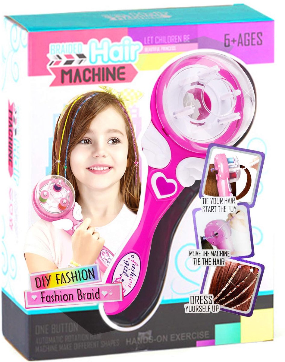 Hair Braider - Electric Automatic Hair Braiding - Braiding Attachment - Hair Braiding Machine - Incl Accessories - DIY - Automatic Hair Braider - 25*9 cm - Image 6