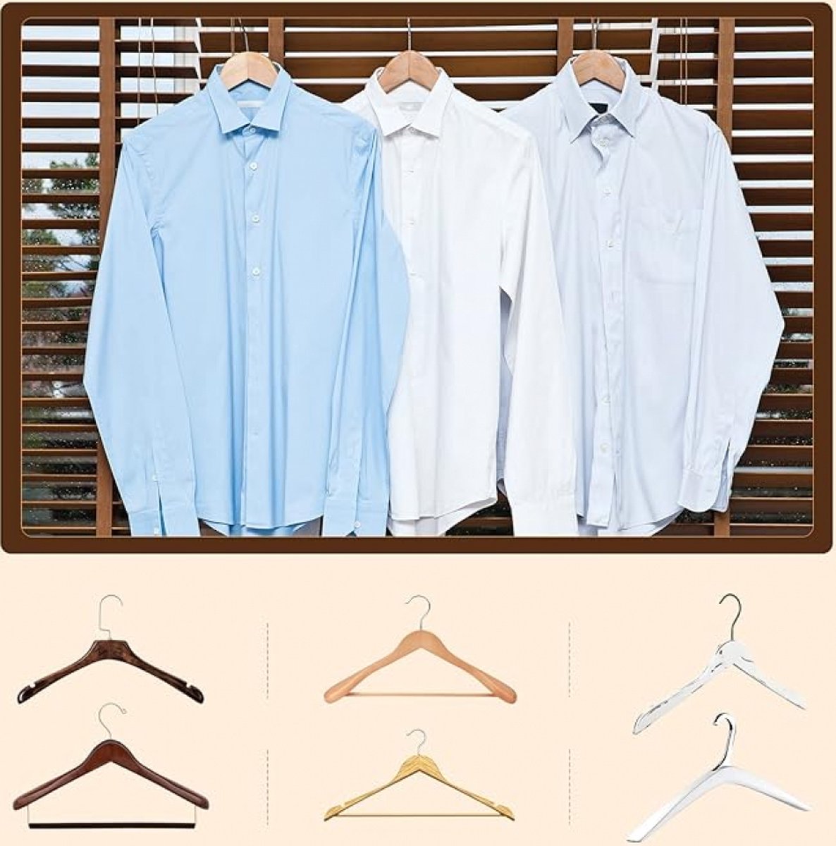 50 Pieces - Coat Hook - Hanger Connector Hooks - Coat Hook - Hanging Hooks - White - Hanger Extension Clips - Plastic - for Outfit Cascading Hanger Hooks - Space-Saving Organizer - Image 7