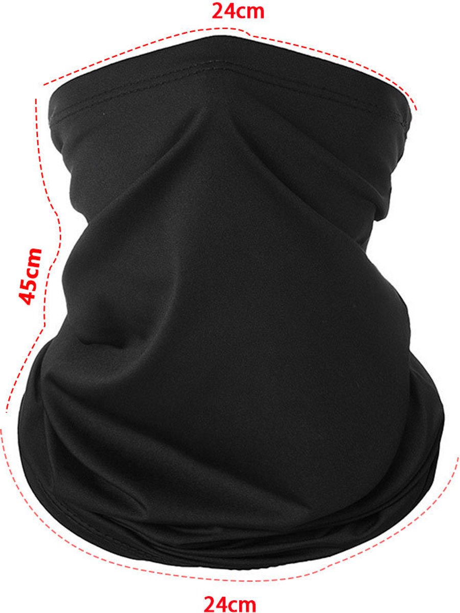 Pieces Neck Scarf - Face Shield - Thin Material for Sports - Multifunctional Neck Warmer - Polyester - Cycling Bike Running Scarf - Unisex - Size One Size - Image 2