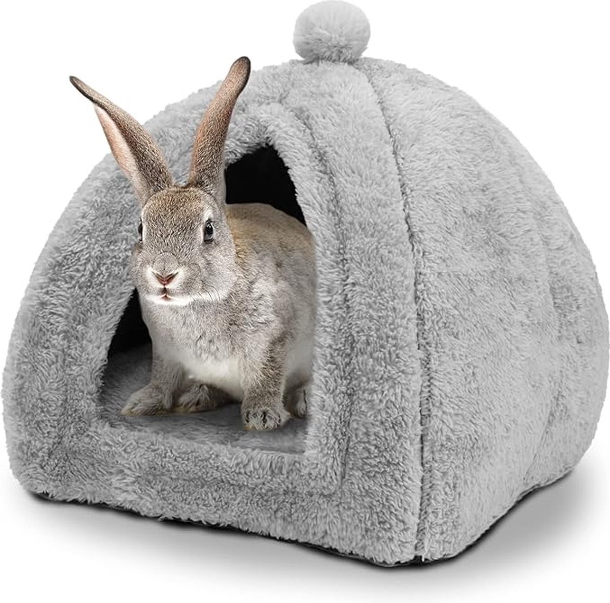 Rabbit hutch - Gray - 1 piece - 34*34*36cm - For rabbit guinea pig ferret - Rabbit hutches - For indoor use - Rodent cage - Rodent house - Image 1