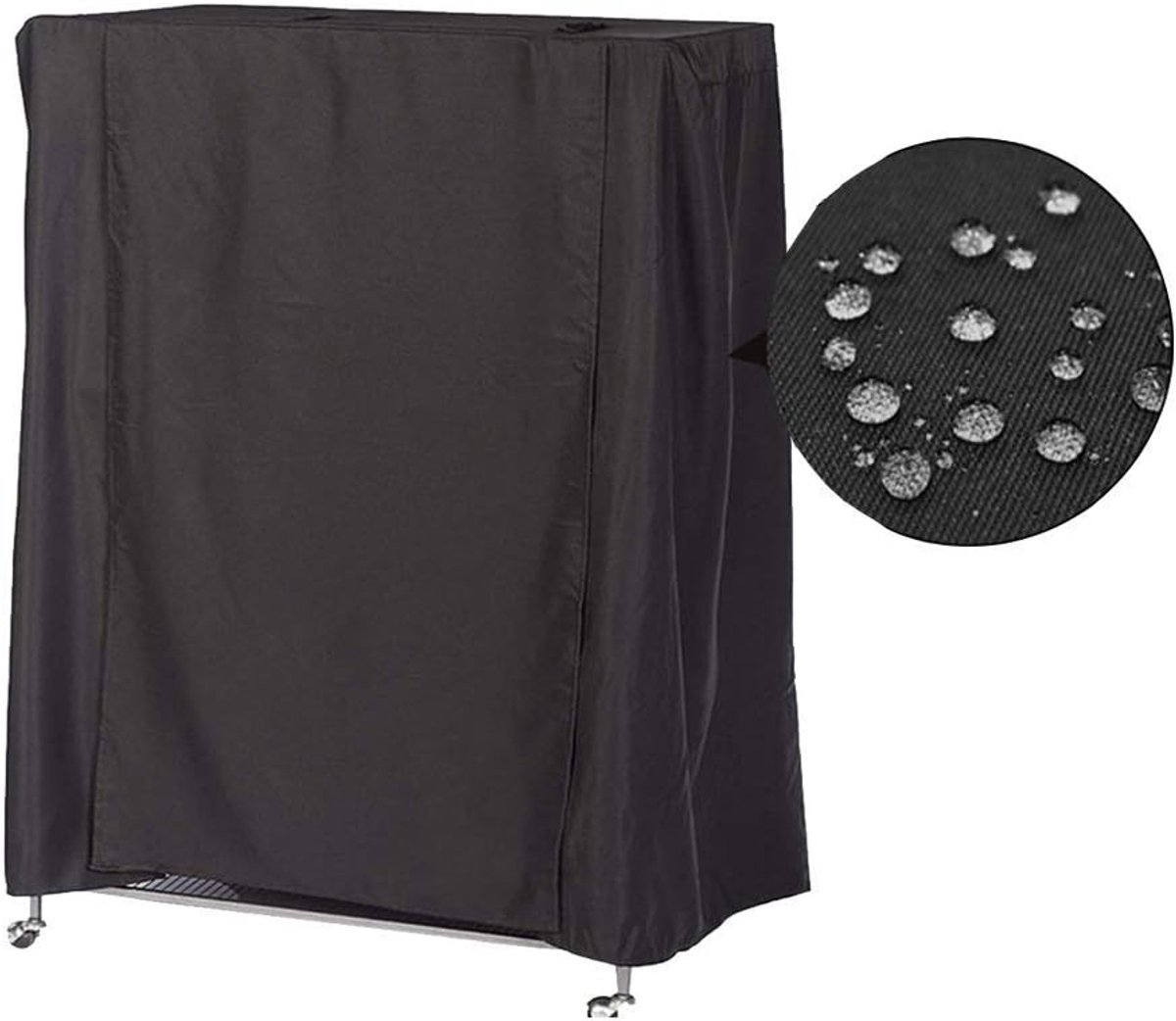 Parrot Cage Cover - Birdcage Cover and Dustproof Covers - Good Night Cover for Parrots - 210D Oxford Cloth - 104*69*122cm - Universal - Blackout - Waterproof - Black - Image 3
