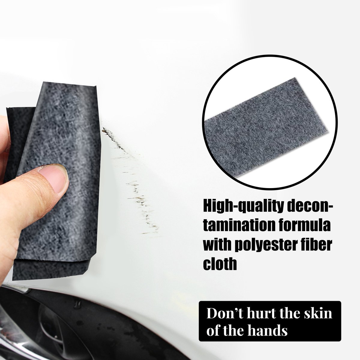 6 Pieces - Car Paint Scratch Remover Scratch Repair Cloth - Nano Scratch Cloth Clean Tool Repair Polishing Cloth - For Cars - Image 2