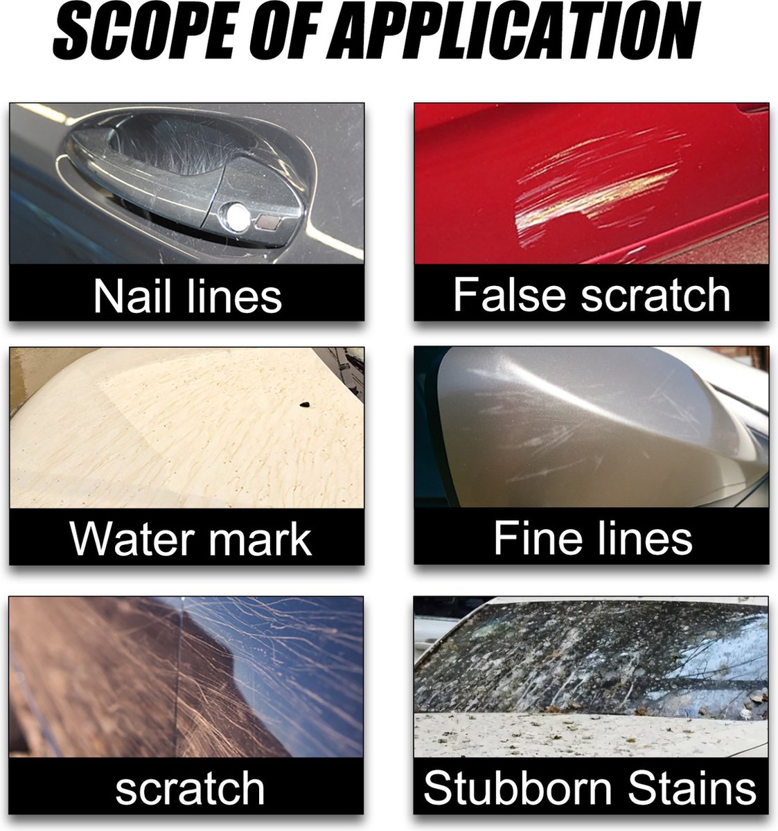6 Pieces - Car Paint Scratch Remover Scratch Repair Cloth - Nano Scratch Cloth Clean Tool Repair Polishing Cloth - For Cars - Image 5