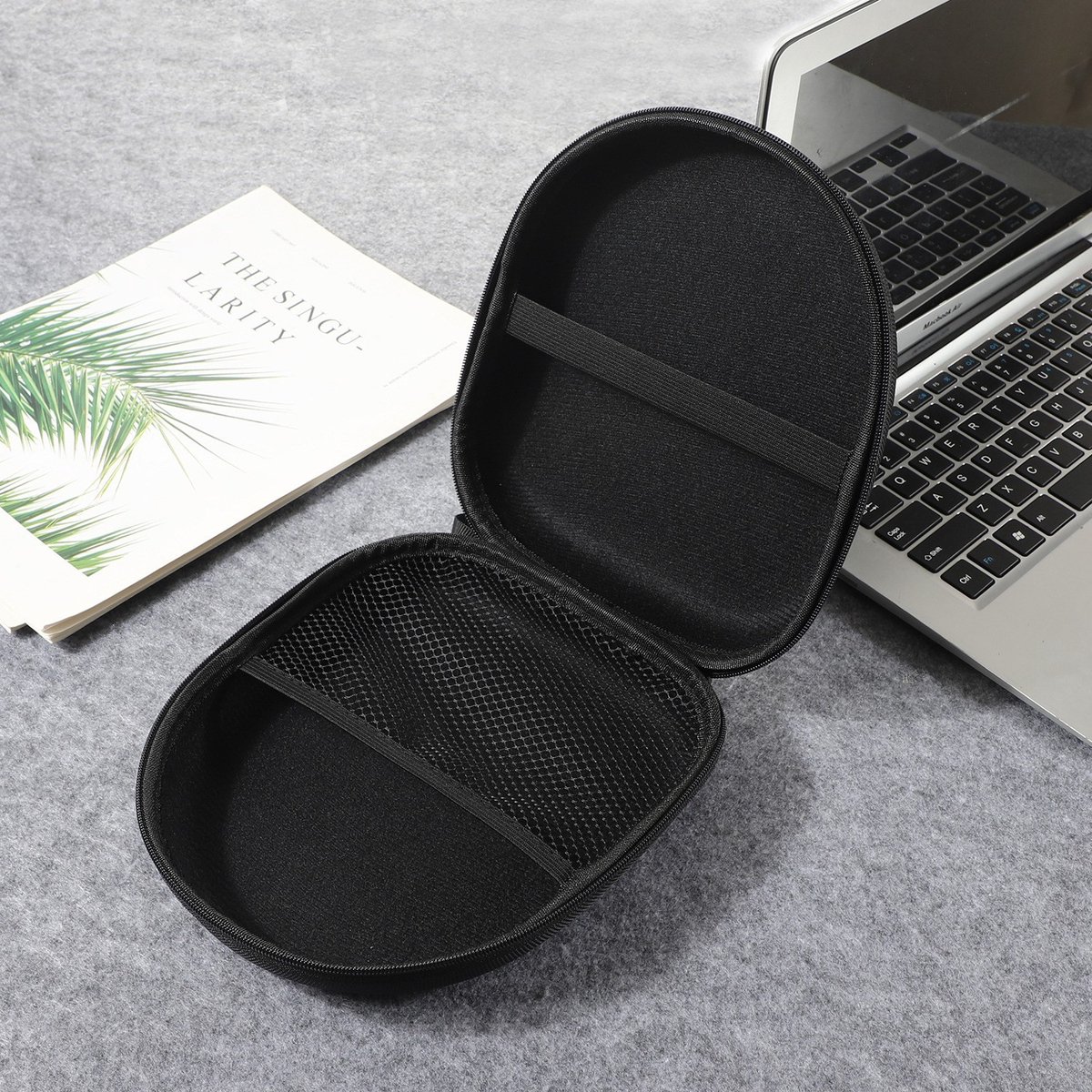 Headphone Case - Hard Protective Case - On-ear / Over-ear - For most brands / Bluetooth / HIFI / Wired headphones / Gaming headset - Headphone Case - Protective Case - Carrying Bag - Waterproof - Shockproof - Earphones Storage Case - High quality! - Image 3