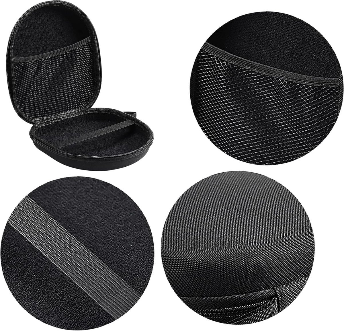 Headphone Case - Hard Protective Case - On-ear / Over-ear - For most brands / Bluetooth / HIFI / Wired headphones / Gaming headset - Headphone Case - Protective Case - Carrying Bag - Waterproof - Shockproof - Earphones Storage Case - High quality! - Image 8