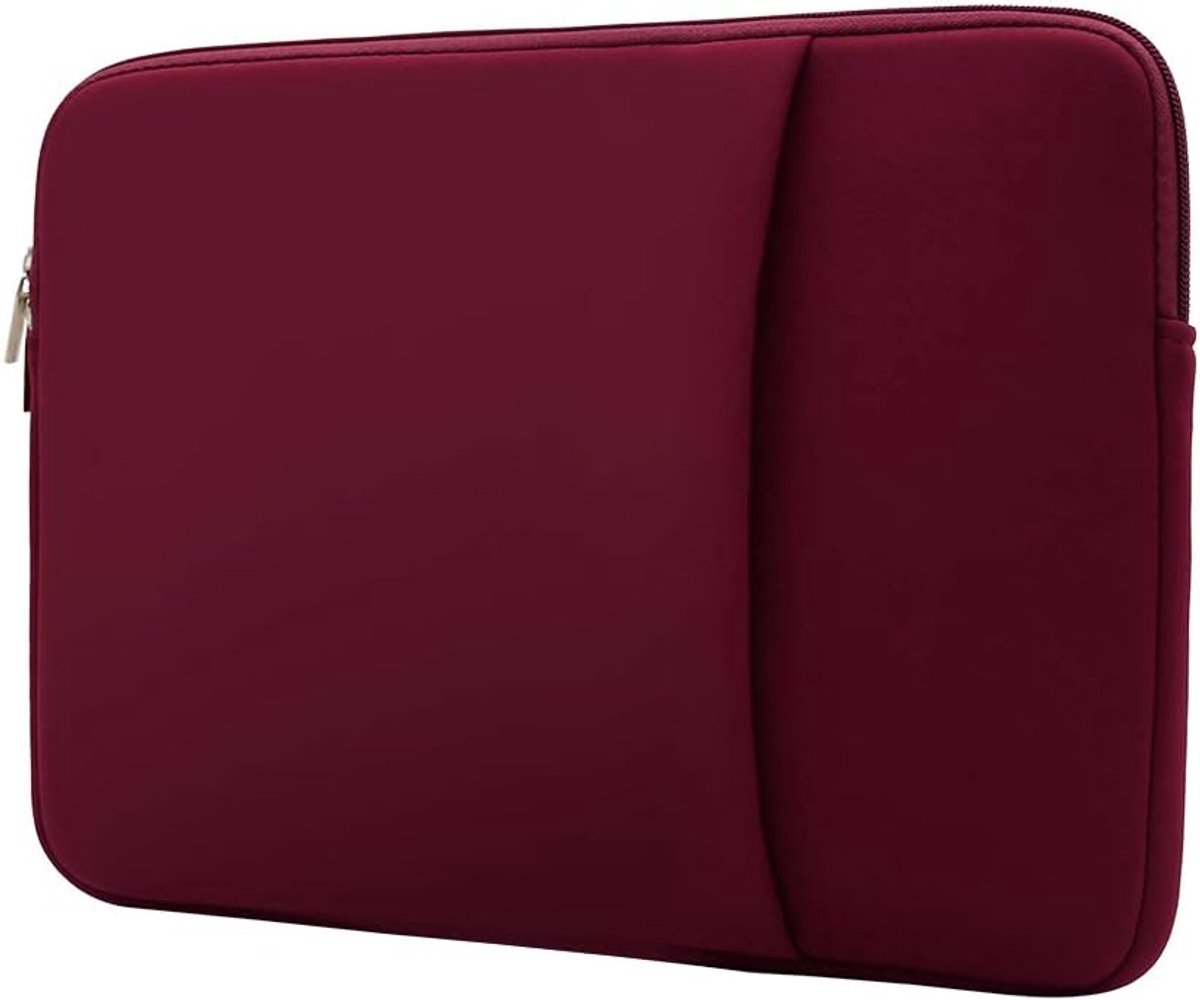 Laptop sleeve - 13 inch - 2-piece - Laptop bag - Suitable for 13 inch laptop - with extra case - Red - Image 3