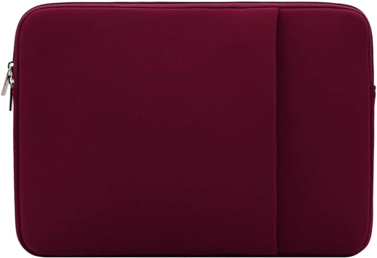 Laptop sleeve - 13 inch - 2-piece - Laptop bag - Suitable for 13 inch laptop - with extra case - Red - Image 4