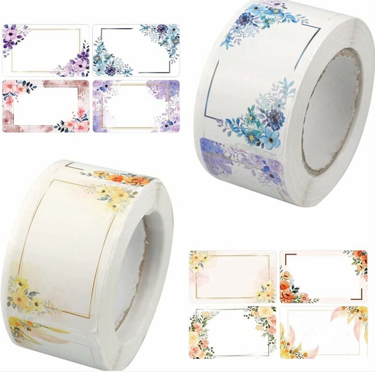 Self-adhesive jam stickers - 250 pieces - 2 pieces - Ideal for jam jars - Labels - Kitchen label - spice jar labels - Image 1