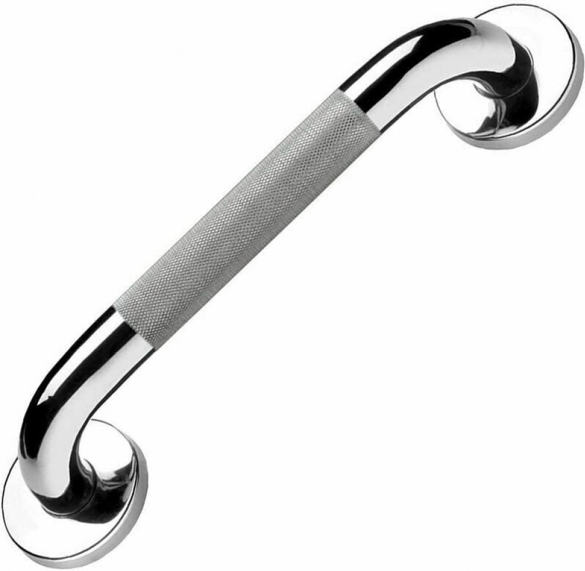 Bath grab bar - Grab bars for seniors - Wall grab bars - Safety grab bars - High Quality - Stainless steel - silver - Non-slip - Wall mounted - for toilet Bathroom - Image 1