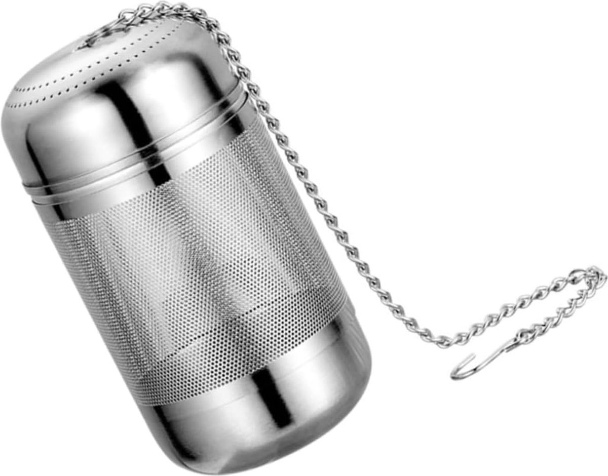 2 pcs - Stainless Steel Herb Ball Stainless Steel Tea Infuser Lazy Tea Infuser Bags for Boiling Tea Infusers for Loose Tea Screw Thread Tea Strainers Brine Basket Mesh Tea Household Soup - Image 1