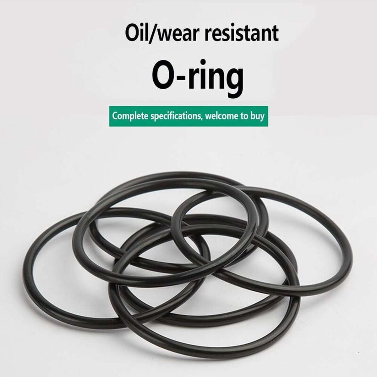 O-rings rubber rings - 225 pieces - 18 sizes - 6x2mm - with assortment box - Image 3