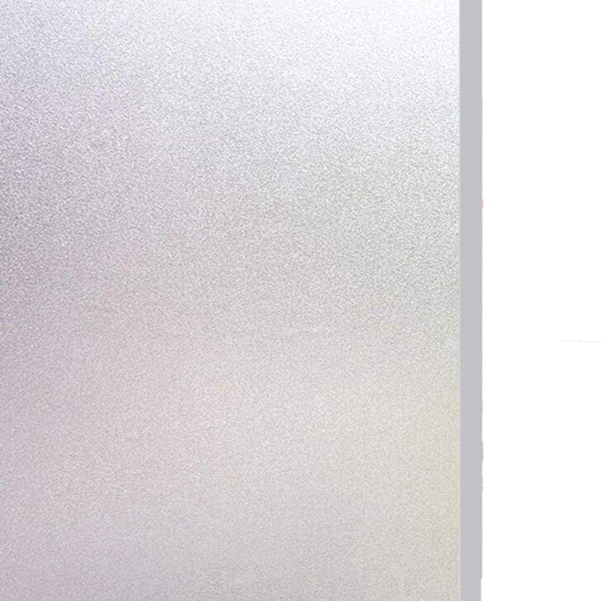 Window film - Easy installation - Glue-free adhesive film for windows and bathrooms - Static - 45cm*3m - white - PVC - Frosted - Image 1