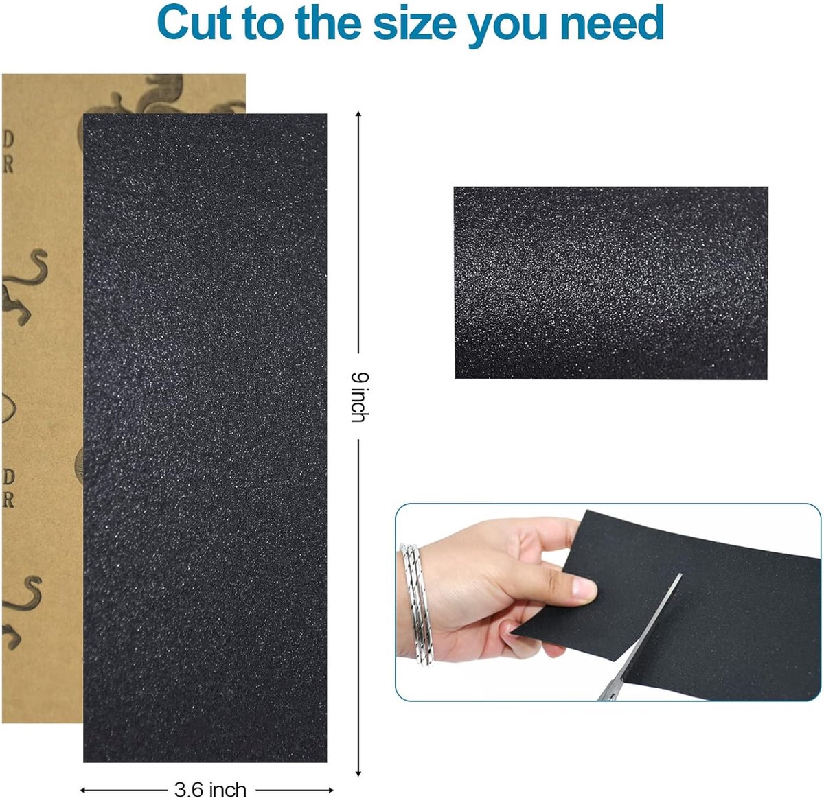 Sandpaper set - 36 pieces - Grit 320/400/ 600/800/ 1000/1200/ 1500/2000/ 2500/3000/ 4000/5000 - Car polishing / Furniture / Metal - Image 2