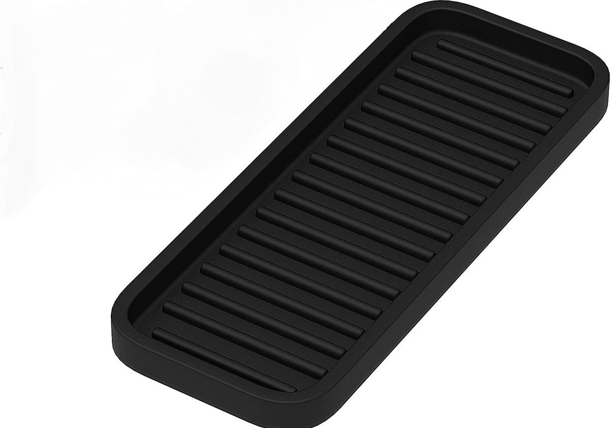 Sink organizer - Countertop and Kitchen Organizer - Sink Organizer - Countertop Organizer - Kitchen Organizers - 230*90mm - Black - Silicone - Image 1