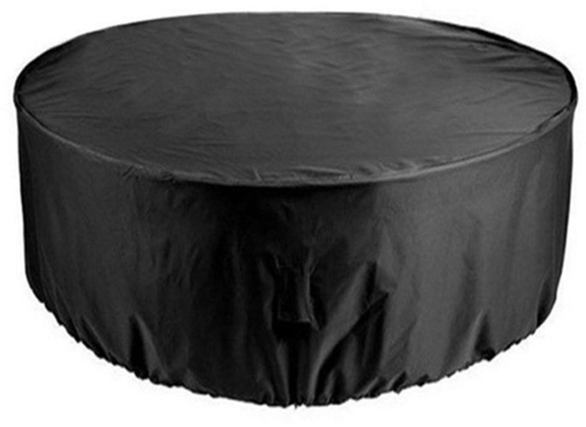 Garden furniture cover - Garden table cover - furniture covers - garden table cover - round garden furniture cover - waterproof garden furniture covers - 120 x 75 cm - Waterproof - Windproof - Dustproof - Anti-UV - round - 210D Oxford cloth - black - for - Image 1