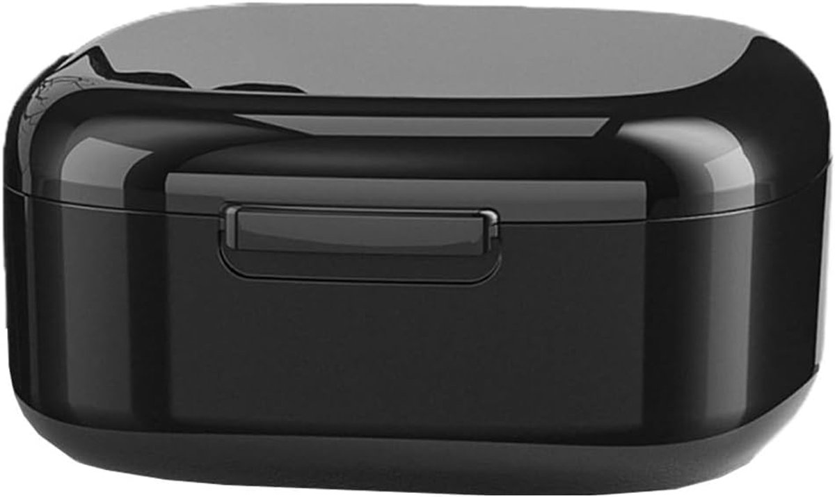 Denture box - 8*8.5*4cm - Denture tray - Braces tray - black - storage box denture tray - Denture cup - Braces cleaning baths - plastic - Image 1