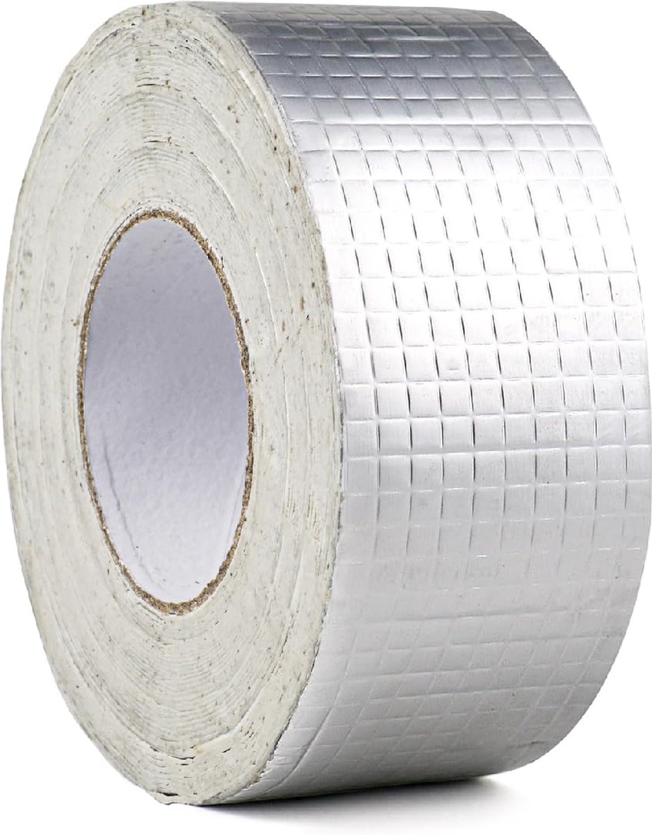 Waterproof sealing tape - Aluminum foil tape - Butyl tape - Tape - Aluminum tape - Extra strong tape - 5M - silver - Image 1