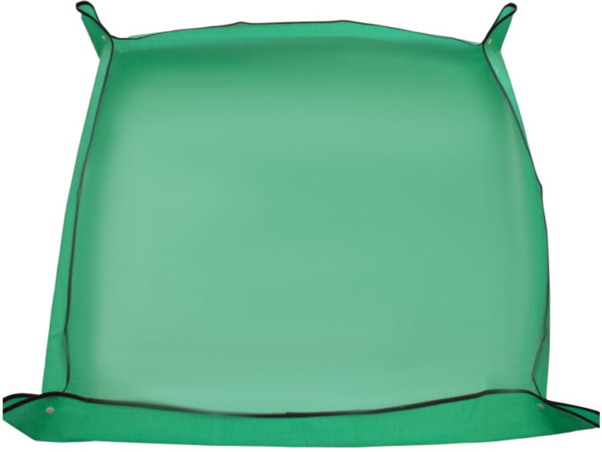 Repotting mat - 66cm x 66cm - waterproof - plant mat - garden mat - Green - Repotting plants on a plant mat - plastic - Waterproof repotting mat - Garden tools - Image 1