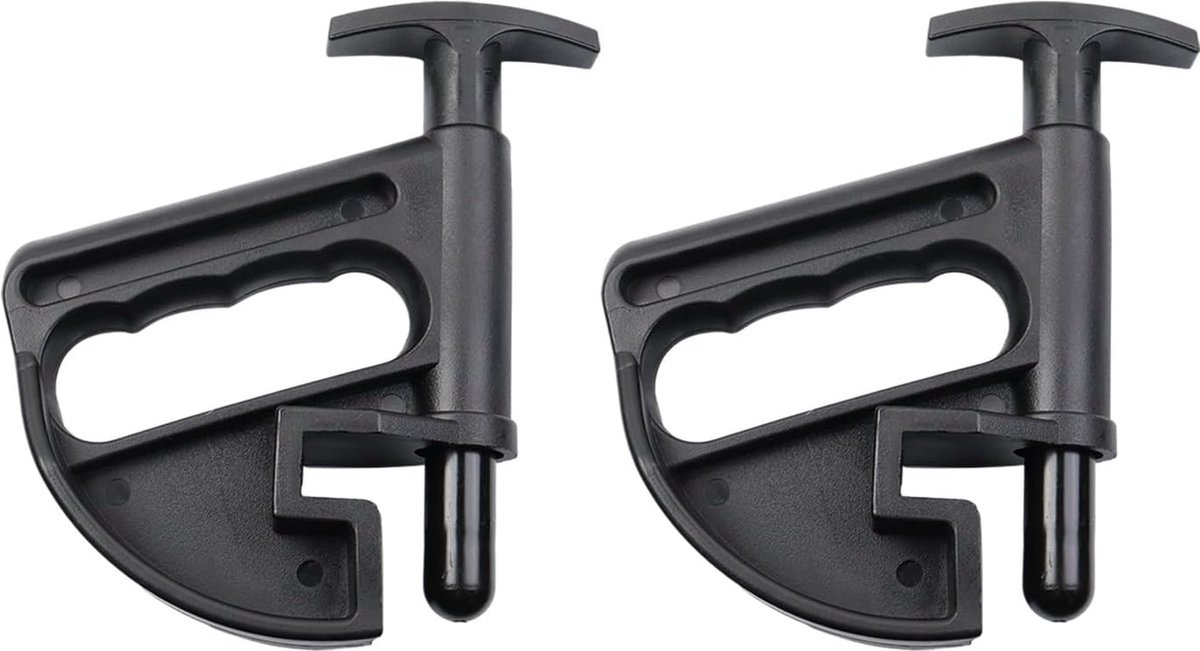 2 pieces - Tire heel clamp - Tire changer - tire pusher - Bead clamp - tire clamp - plastic - black - Universal - mounting aid - Rim Pry Wheel Changing Helper - Image 1